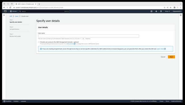 IAM User Details