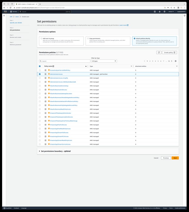 IAM User Permissions