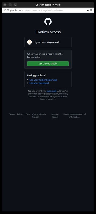 GitHub Account Verification